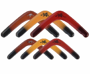 Boomerang Falconet gaucher en bois Boomerang Falconet gaucher en bois