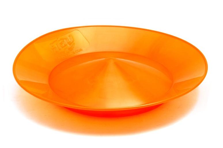 Assiette à tourner chinoise orange Assiette à tourner chinoise orange