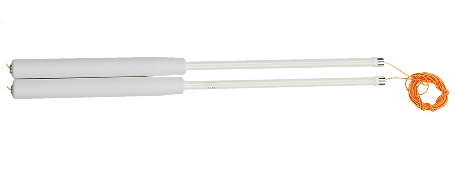 Baguettes diabolo Henrys carbone 35cm blanc Baguettes diabolo Henrys carbone 35cm blanc
