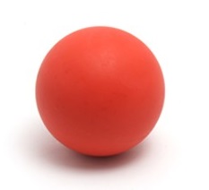 Balle SuperRebond 65mm rouge