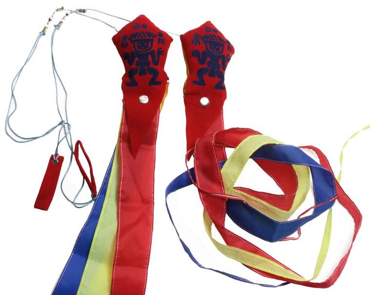 Paire de Bolas tribal Po�