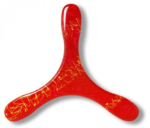 Boomerang Turnix droitier en bois Boomerang Turnix droitier en bois