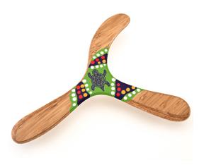 Boomerang Warramba droitier en bois - Cliquez sur l'image pour la fermer