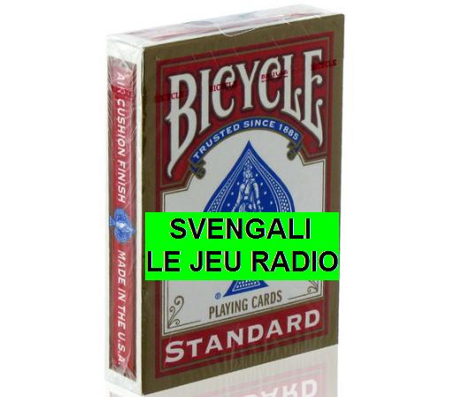 Cartes Bicycle Svengali (Radio) Poker Rouge