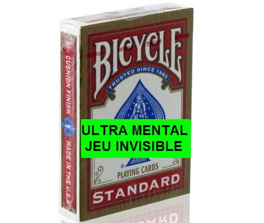 Cartes Bicycle Ultra mental Poker Rouge