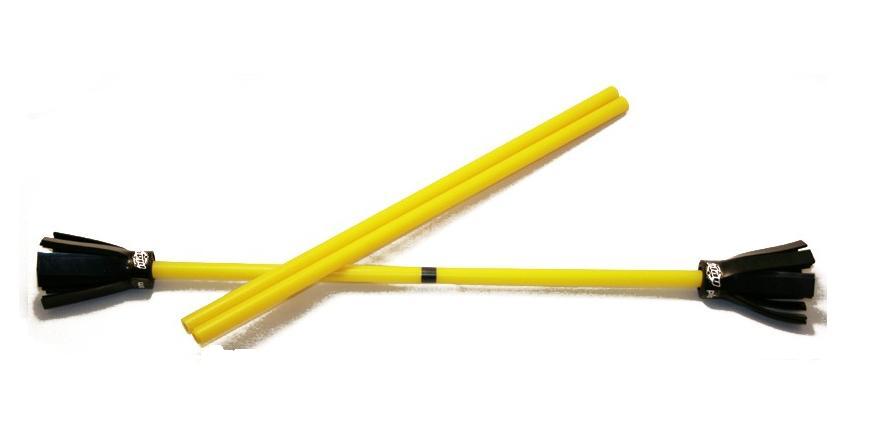 B�ton du diable Fleur "Jaune" inclus baguettes