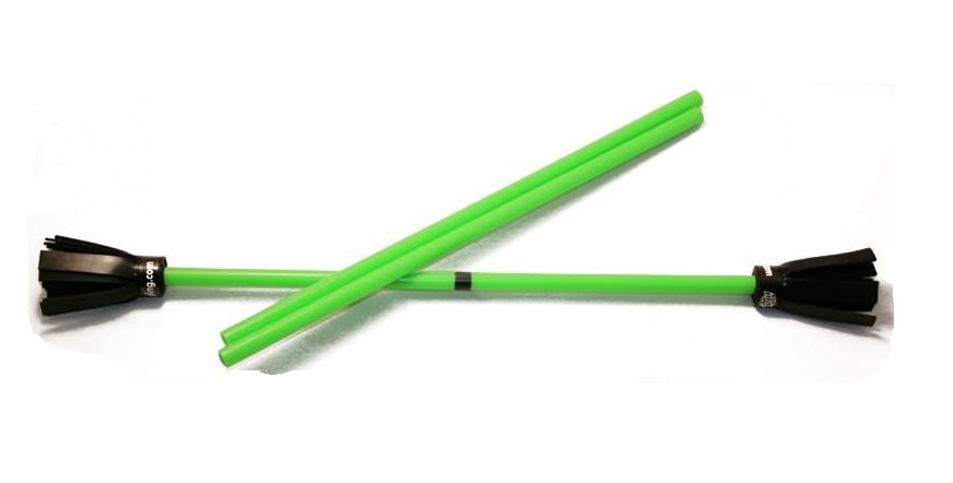 B�ton du diable Fleur "Vert" inclus baguettes