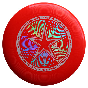 Frisbee Ultimate Compétition 175gr. rouge