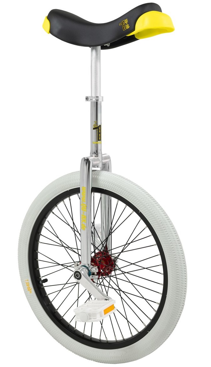 Monocycle QU-AX 50cm profi freestyle chromé