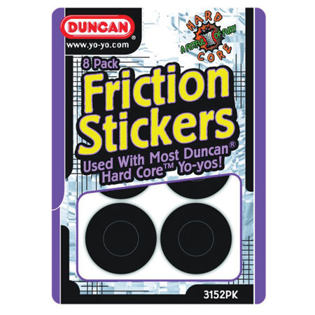 Set de 8 Friction Stickers pour yoyo Duncan - Cliquez sur l'image pour la fermer