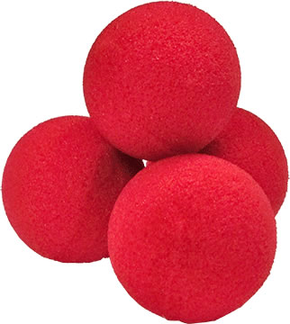 Balles éponge super soft 2 inch rouge Balles éponge super soft 2 inch rouge