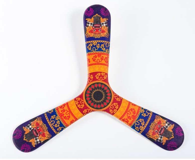 Boomerang indonesien droitier en bouleau Boomerang indonesien droitier en bouleau