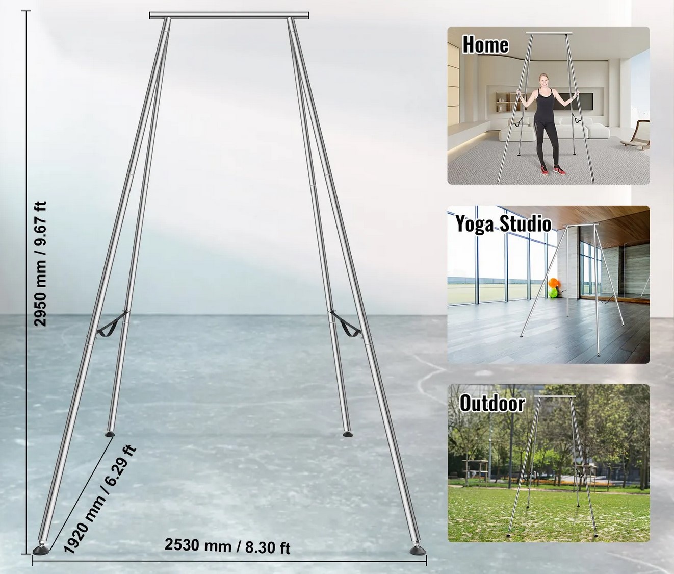 Portique de Yoga Aérien 295cm Portique de Yoga Aérien 295cm