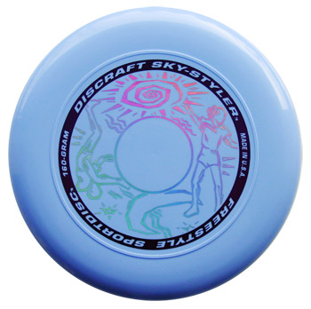 Frisbee Freestyle Sky-Styler Discraft 160gr. bleu clair Frisbee Freestyle Sky-Styler Discraft 160gr. bleu clair