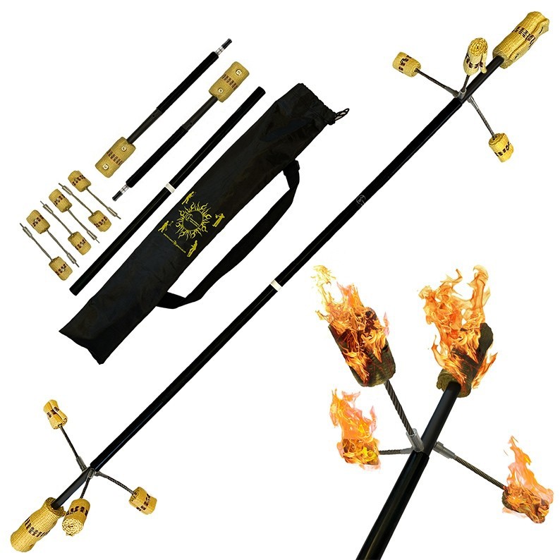 Bâton de Feu Dragon Staff démontable 1.5m Bâton de Feu Dragon Staff démontable 1.5m