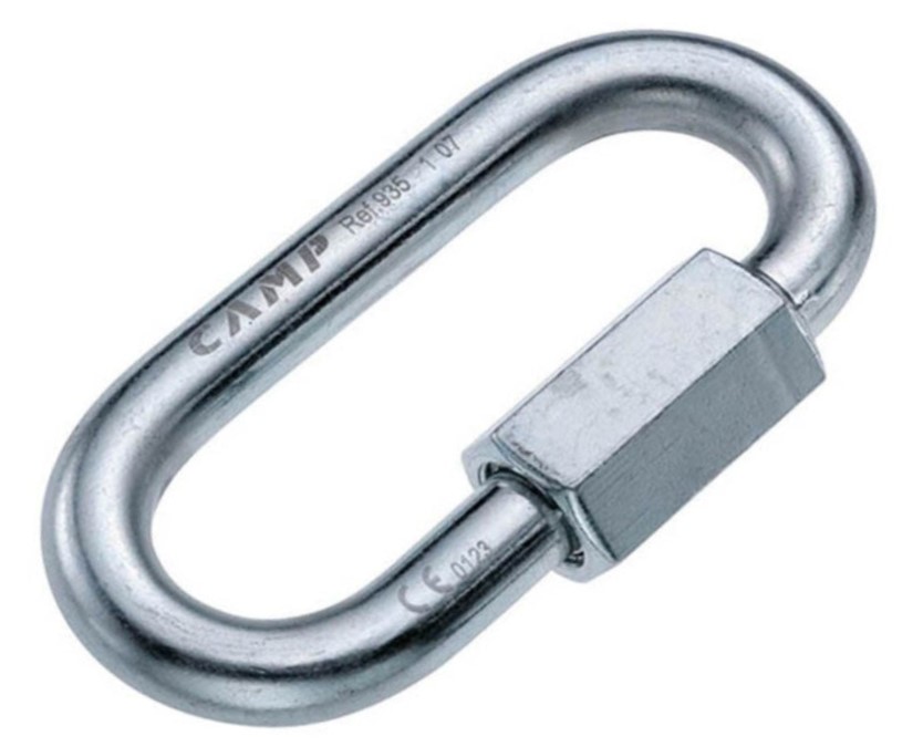 Maillon rapide Oval acier 10mm Maillon rapide Oval acier 10mm