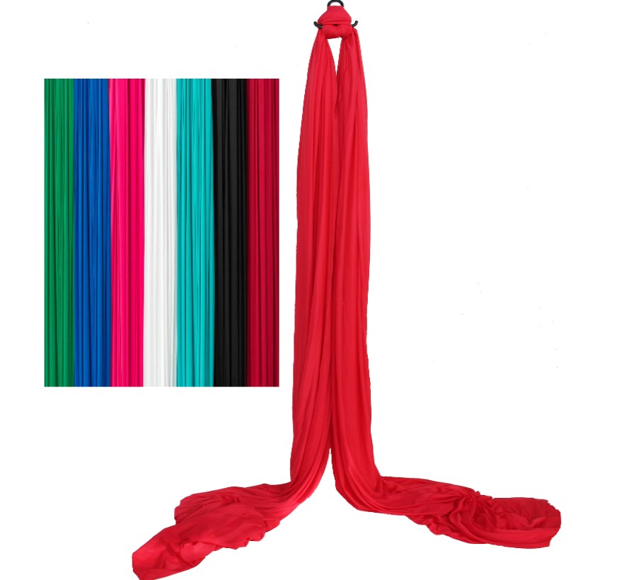 Tissu aérien 8 mètres (4 mètres doublé) Tissu aérien 8 mètres (4 mètres doublé)