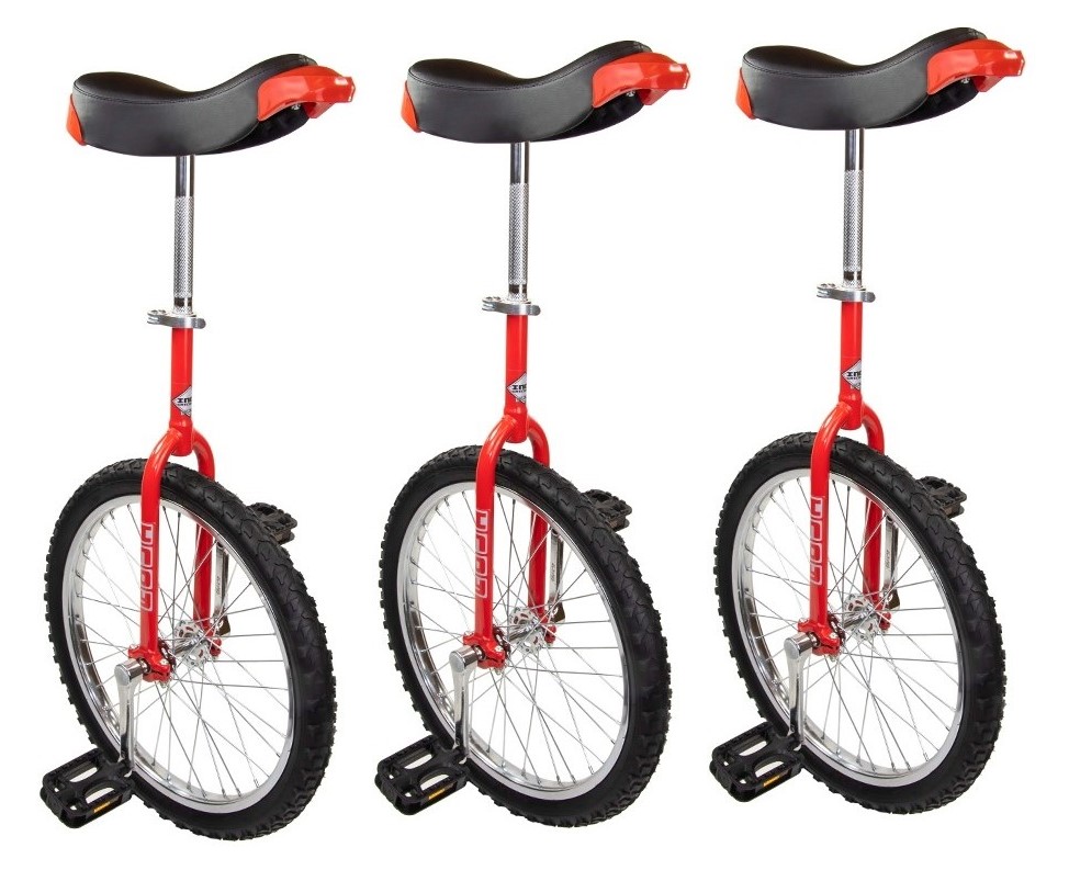 3x Monocycle Indy 50cm - Cliquez sur l'image pour la fermer