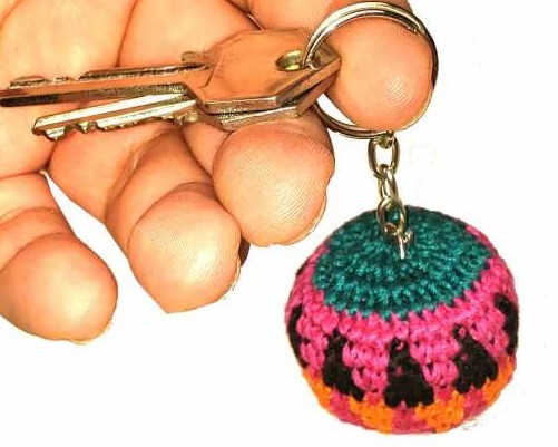 hackysack porte clés