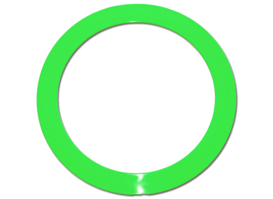 Juggling ring green fluo 32cm - Click Image to Close