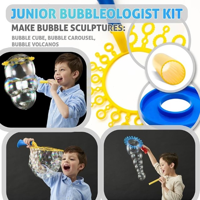 Uncle Bubble Junior set Multi-Bulles - Cliquez sur l'image pour la fermer