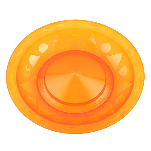 Spinning plate colour orange