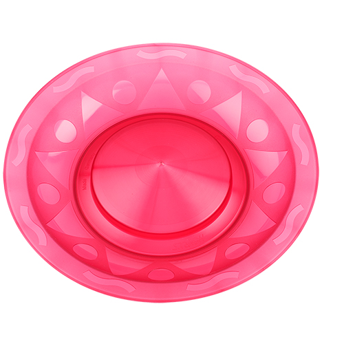 Spinning plate colour pink