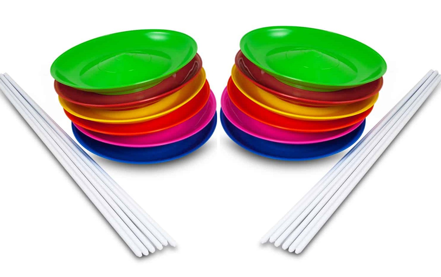 10x Juggling Plate Set