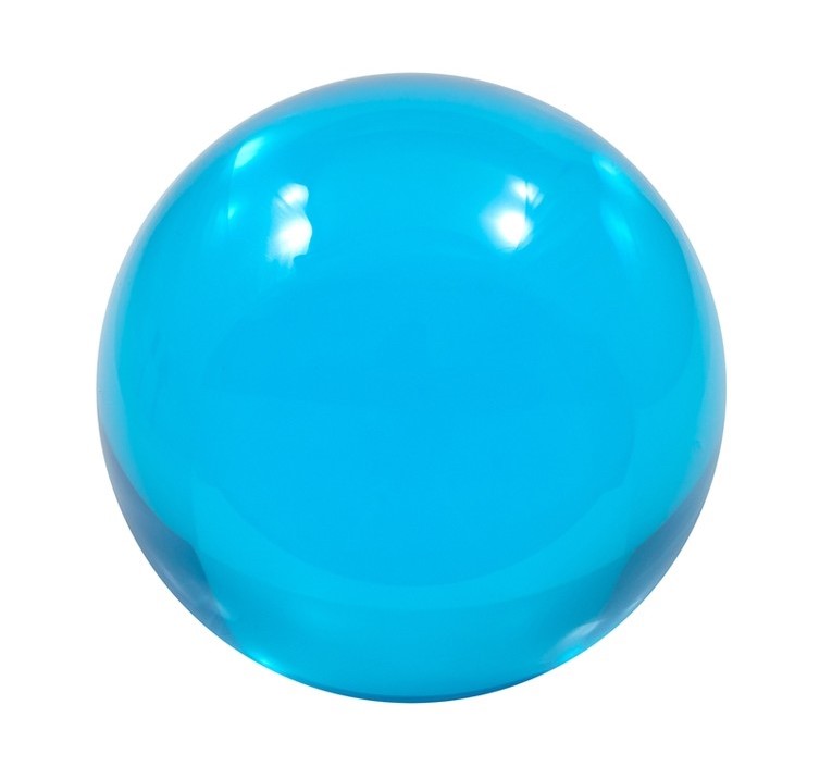 Balle Acrylique 90mm Pro transparente Aqua - Cliquez sur l'image pour la fermer