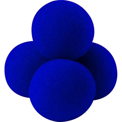 Balles éponge super soft - 1,5 inch - bleu