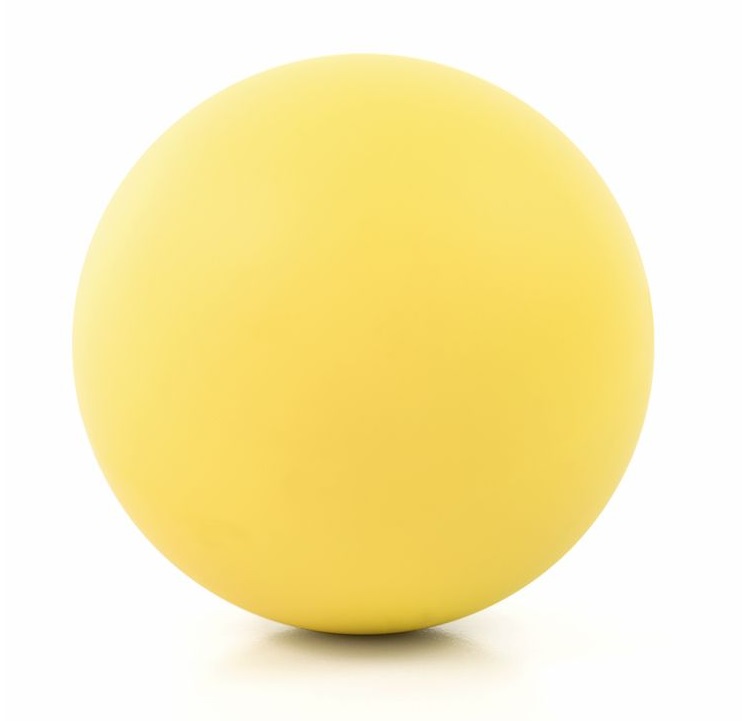 Balle de scène jaune 62mm.