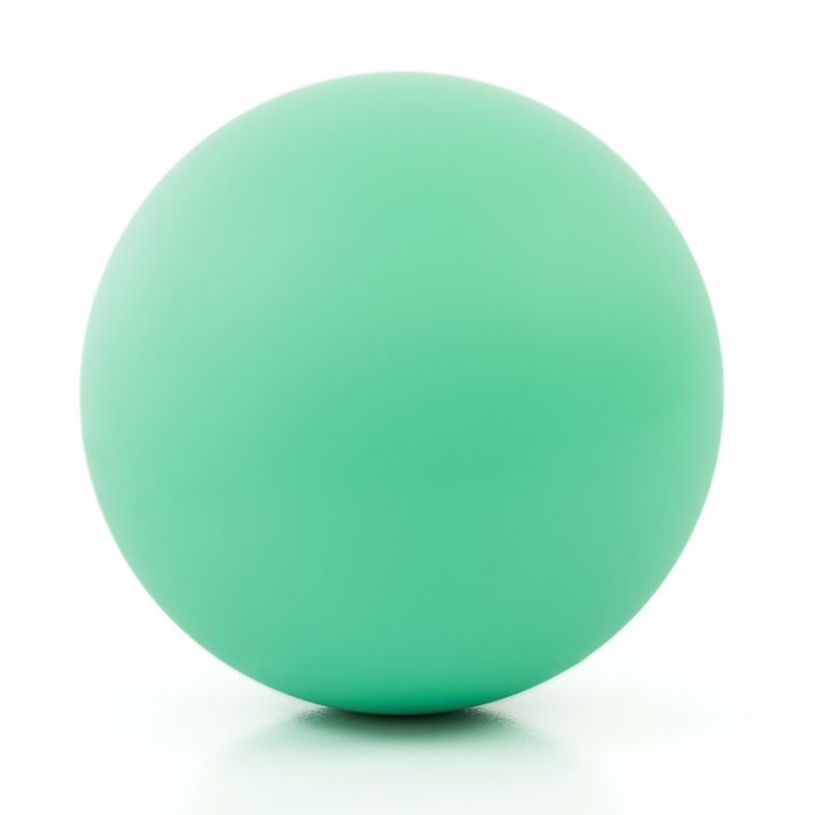 Balle de scène vert turquoise 62mm.