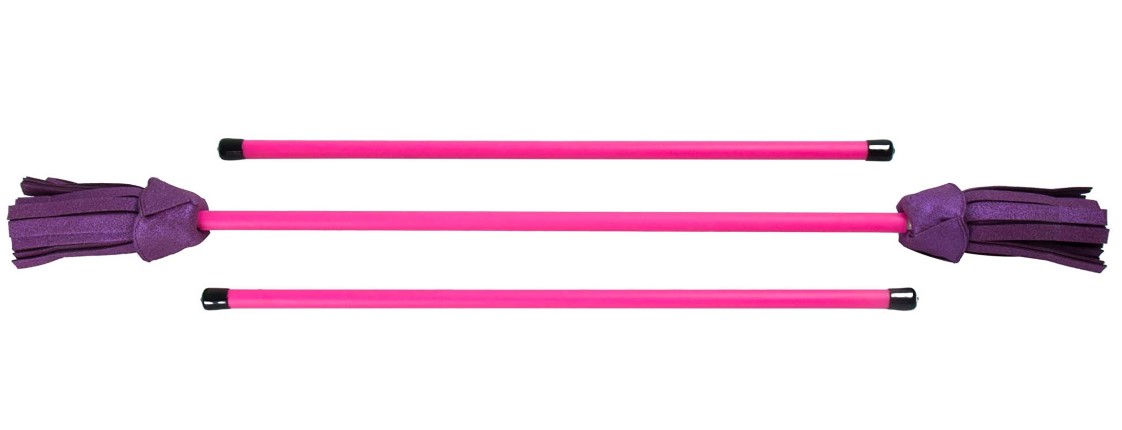 Kit Flowerstick POWER + Baguettes - Bâton Du Diable En Fibre De Verre, Grip Silicone Multicolore