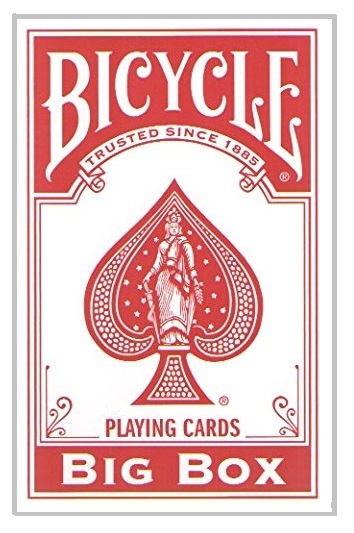 Cartes Bicycle Géante Rouge