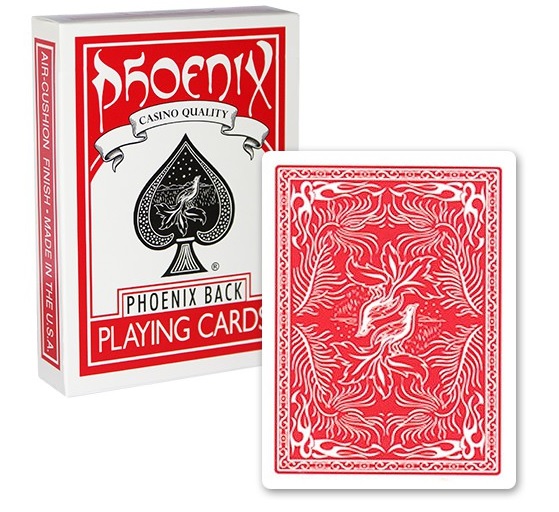 Cartes Poker Phoenix Rouge