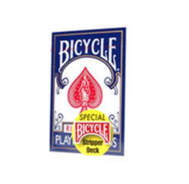 Bicycle Poker blue Stripper Deck