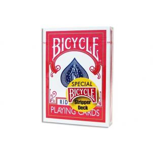 Bicycle Poker rot Stripper Deck