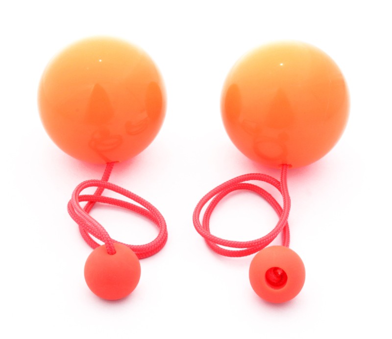 Paire de bolas de contact 100mm Pro orange