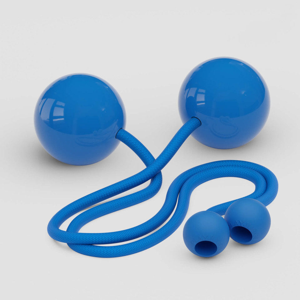 Paire de bolas de contact 80mm Pro bleu