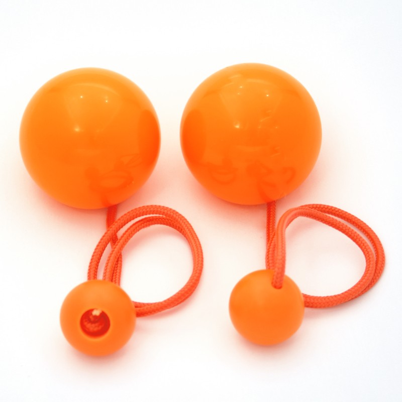 Paire de bolas de contact 80mm Pro orange