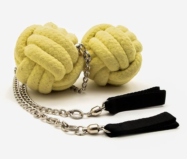 Poi Fire Monkey Fist 80mm (paar)  Poi Fire Monkey Fist 80mm (paar)
