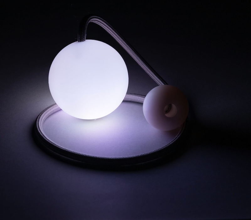 Poi 70mm LED USB rechargeable PLAY silicone knob