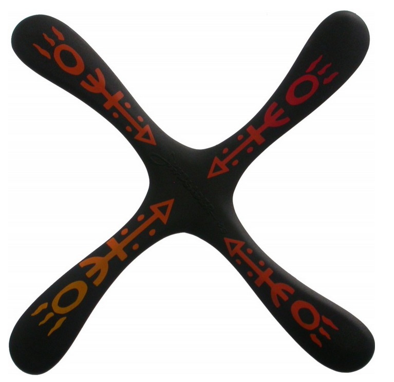 Boomerang Skyblader droitier en Carbone - Cliquez sur l'image pour la fermer