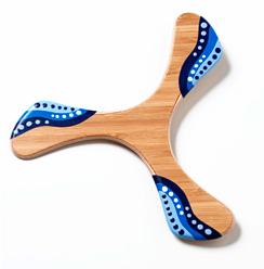 Boomerang Wankura droitier en bois