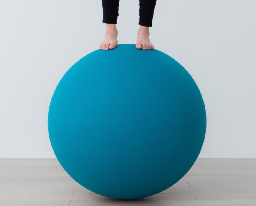 Boule d'équilibre 75cm 16kg bleu