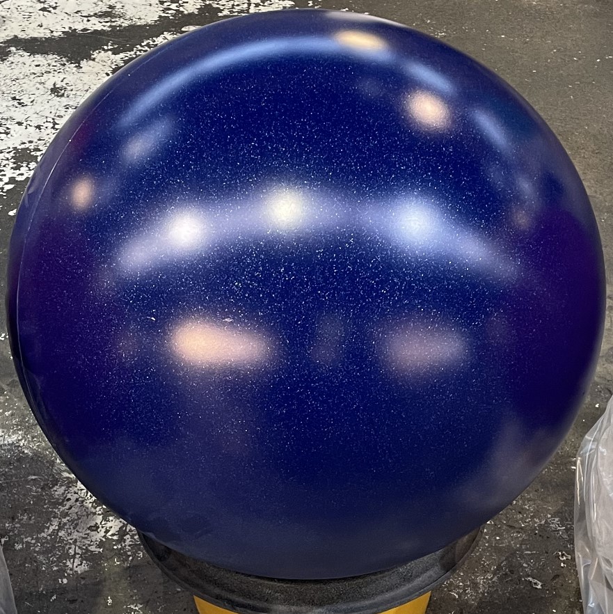 Boule d'équilibre pailletée 70cm 18kg bleu - Cliquez sur l'image pour la fermer