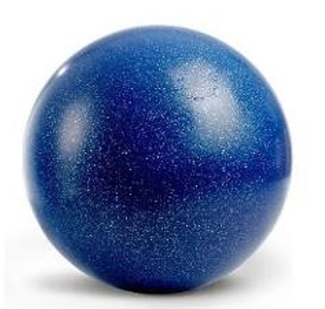 Boule d'équilibre pailletée 70cm 18kg bleu
