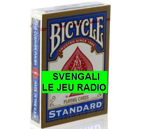 Cartes Bicycle Svengali (Radio) Poker Bleu