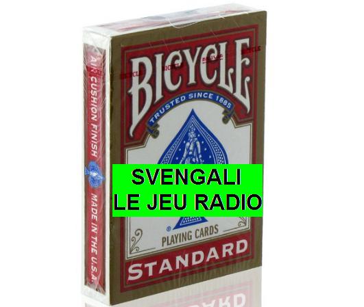 Bicycle Poker red Svengali (Radio) Deck