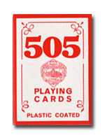 Cartes Fournier 505 Poker couleur Rouge